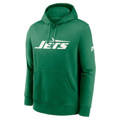 New York Jets Rewind Club Logo Pullover Hoodie - Kelly Green | Nike for sale