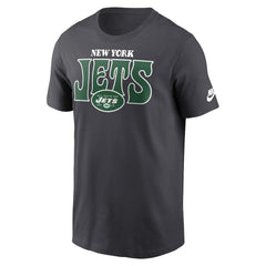 New York Jets Rewind Stack Essential T-Shirt - Charcoal | Nike sale