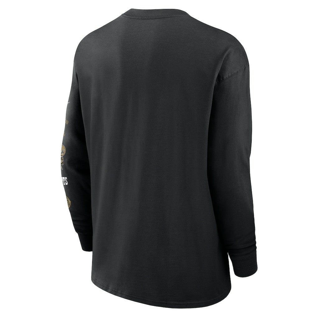 New Orleans Saints Rewind Heavy Max90 Pocket Long Sleeve T-Shirt - Black | Nike online
