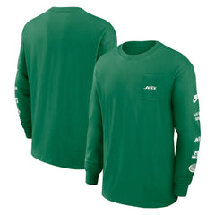 New York Jets Rewind Heavy Max90 Pocket Long Sleeve T-Shirt - Green | Nike cheap