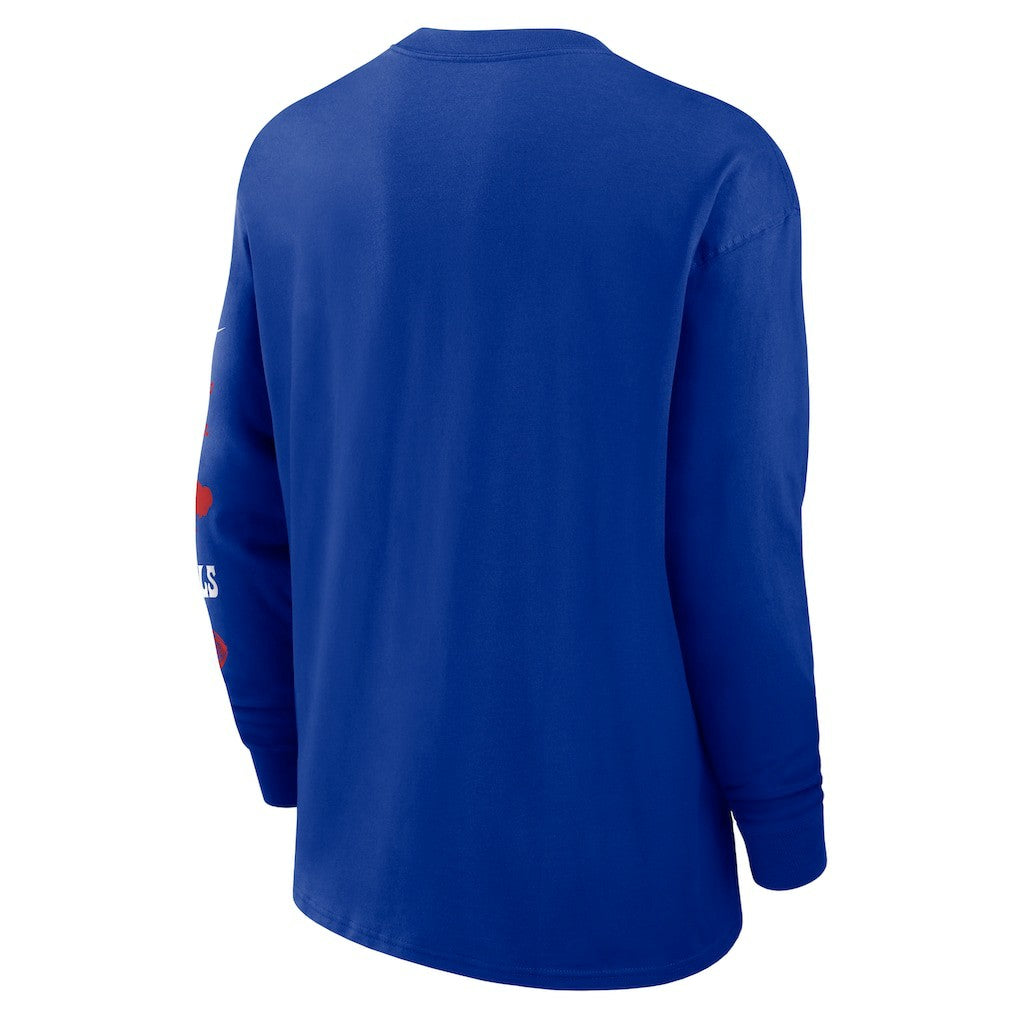 Buffalo Bills Rewind Heavy Max90 Pocket Long Sleeve T-Shirt - Royal | Nike discount