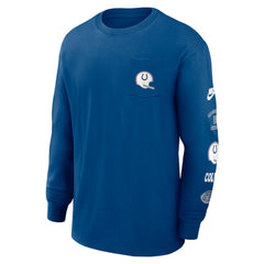 Indianapolis Colts Rewind Heavy Max90 Pocket Long Sleeve T-Shirt - Royal | Nike cheap