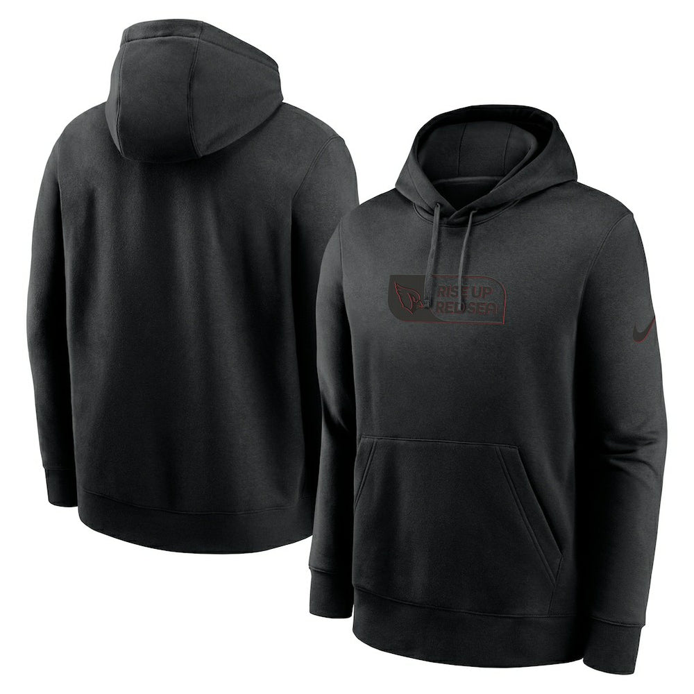 Arizona Cardinals Edge Pack French Terry Club Pullover Hoodie - Black | Nike outlet