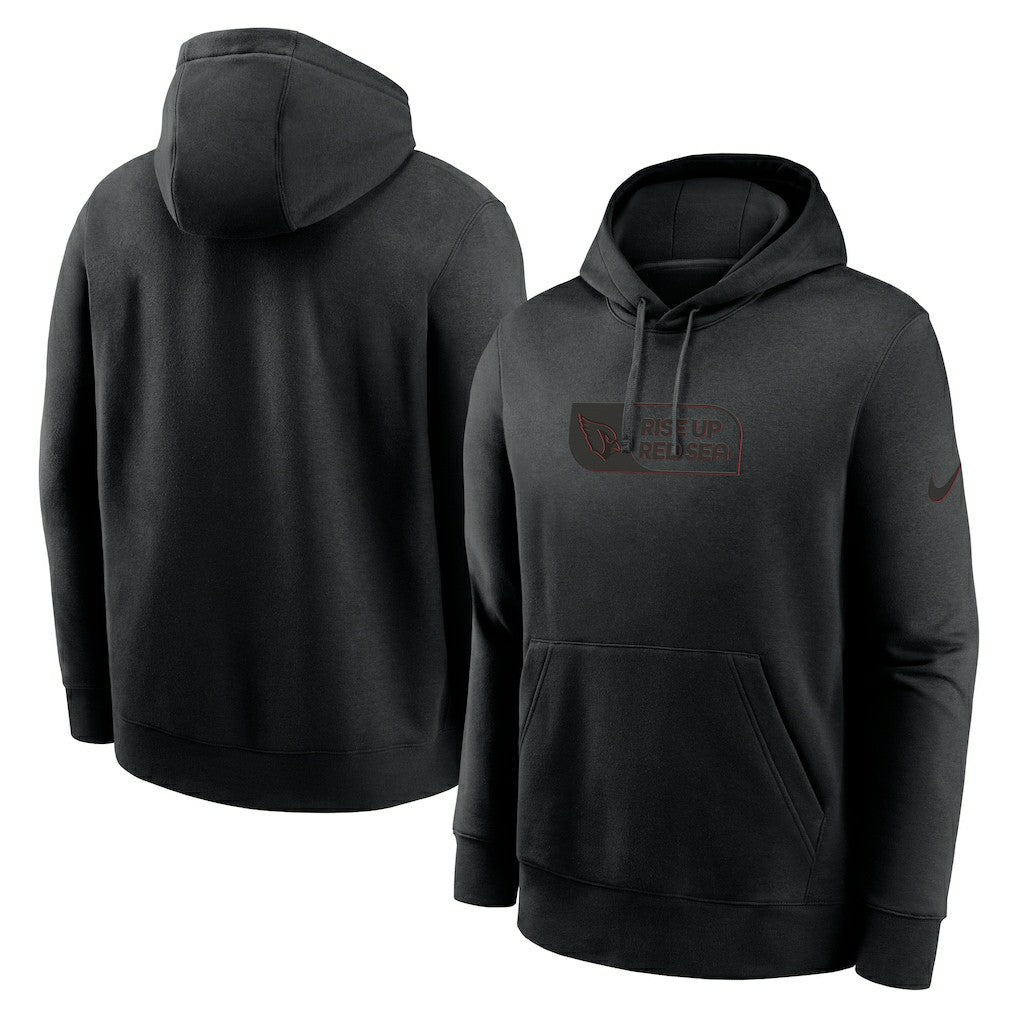 Arizona Cardinals Edge Pack French Terry Club Pullover Hoodie - Black | Nike outlet