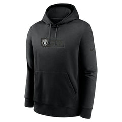 Las Vegas Raiders Edge Pack French Terry Club Pullover Hoodie - Black | Nike for sale