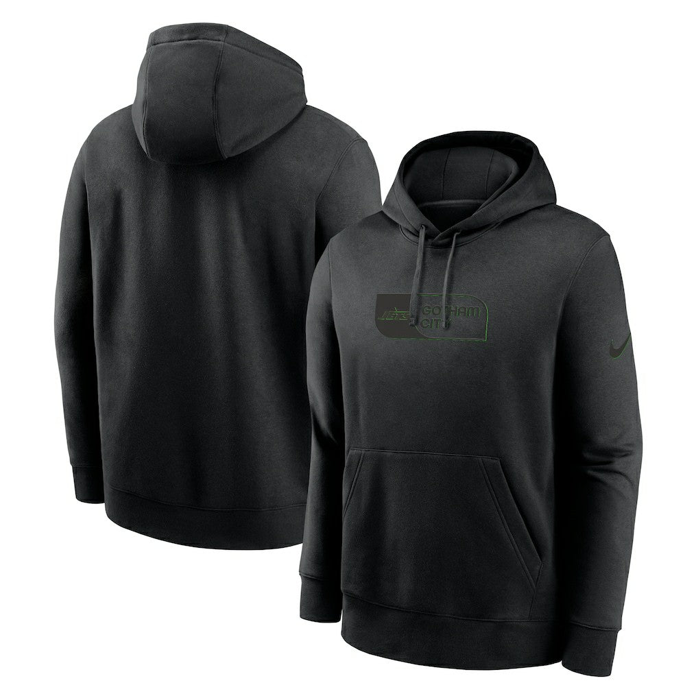 New York Jets Edge Pack French Terry Club Pullover Hoodie - Black | Nike online