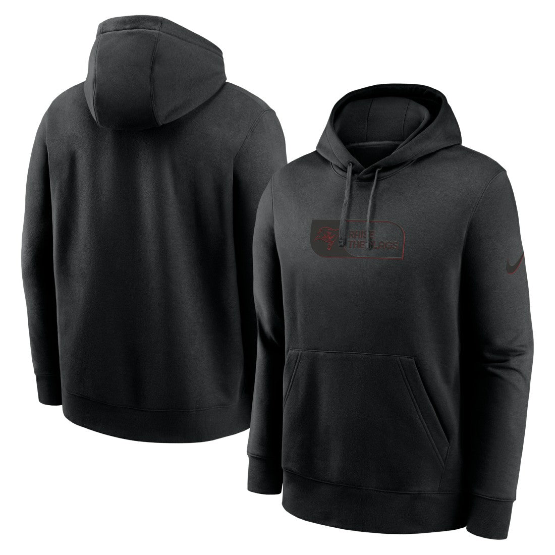 Tampa Bay Buccaneers Edge Pack French Terry Club Pullover Hoodie - Black | Nike for sale