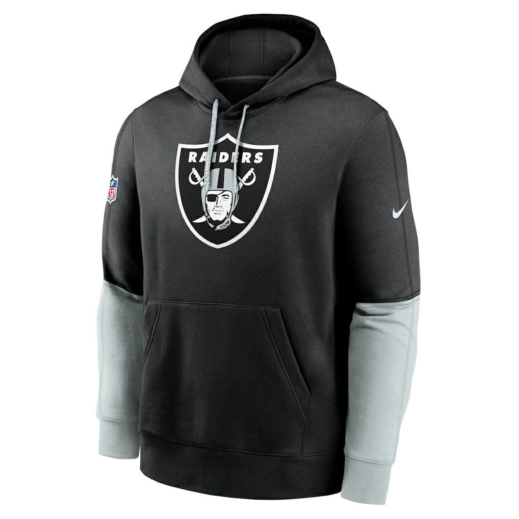 Las Vegas Raiders 2024 Sideline Club Pullover Hoodie - Black | Nike for sale