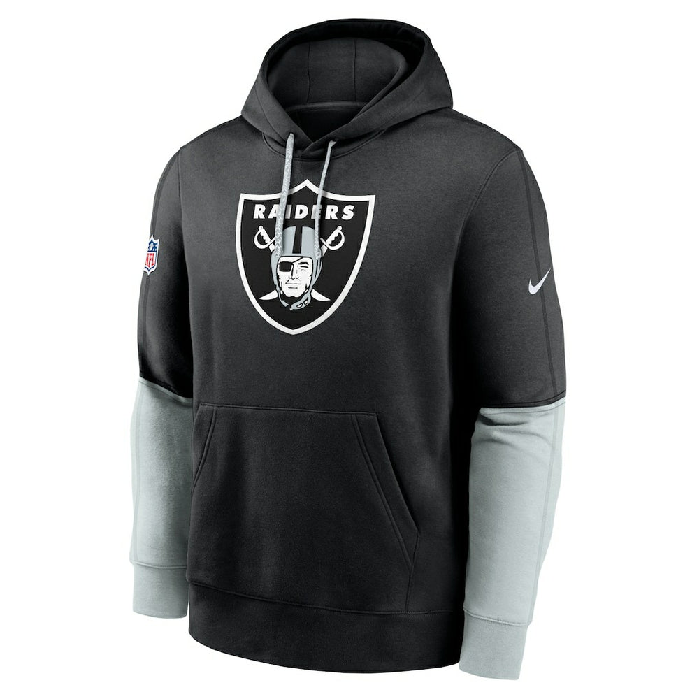Las Vegas Raiders 2024 Sideline Club Pullover Hoodie - Black | Nike for sale