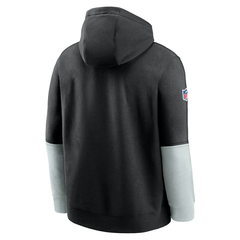 Las Vegas Raiders 2024 Sideline Club Pullover Hoodie - Black | Nike for sale