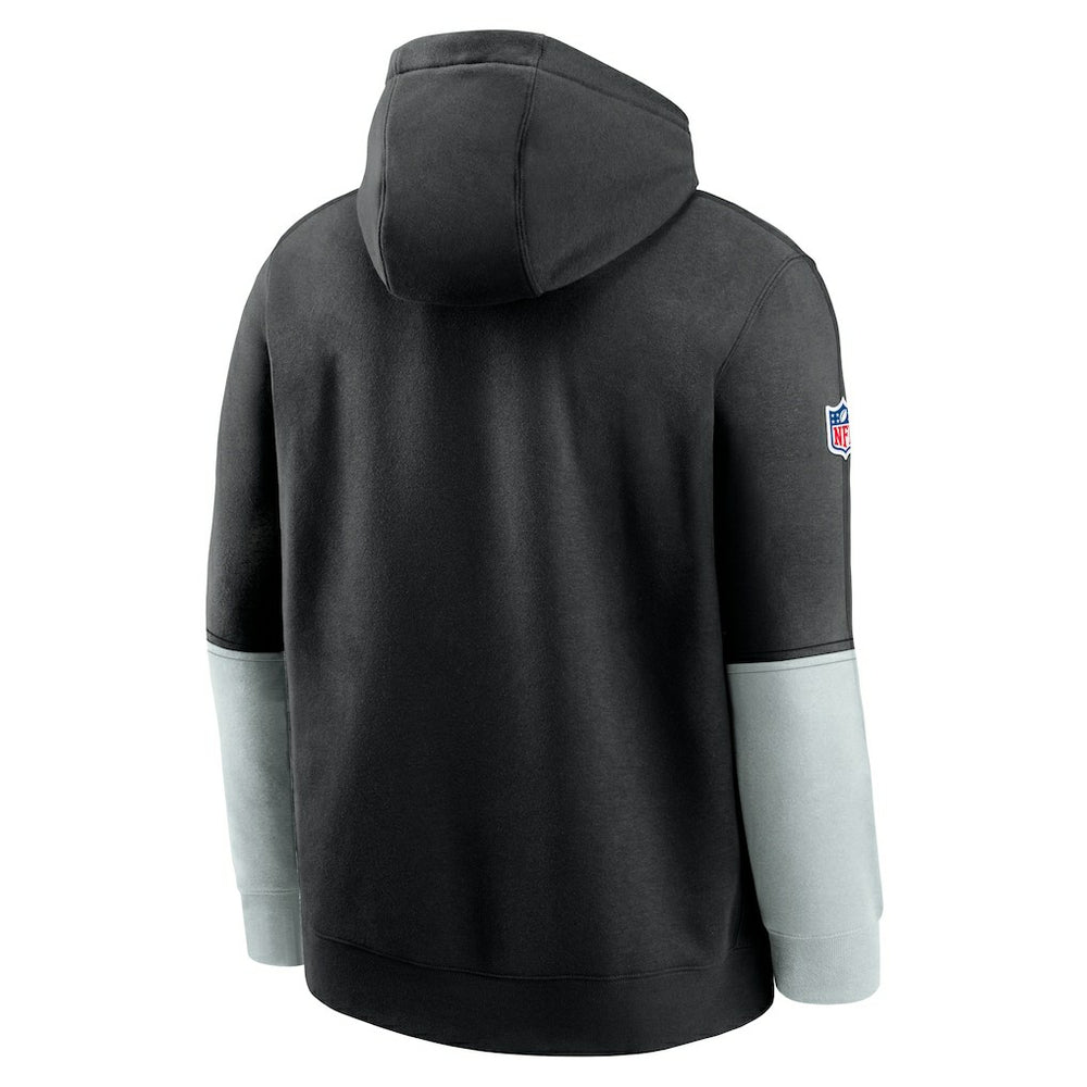 Las Vegas Raiders 2024 Sideline Club Pullover Hoodie - Black | Nike for sale
