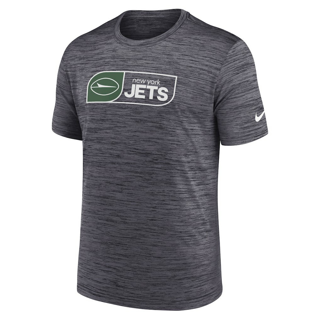 New York Jets Big & Tall Velocity Performance T-Shirt - Black | Nike on sale