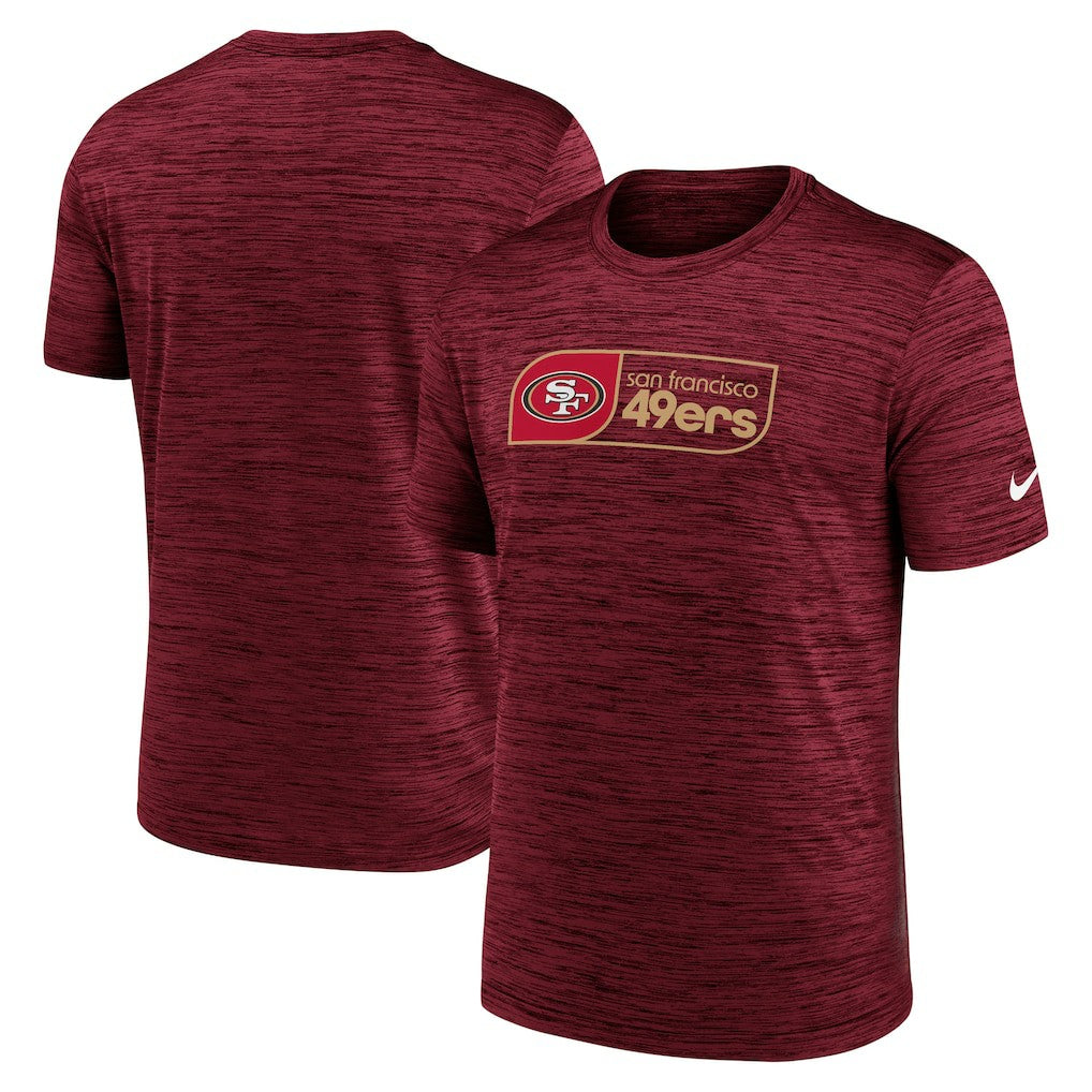 San Francisco 49ers Big & Tall Velocity Performance T-Shirt - Scarlet | Nike on sale