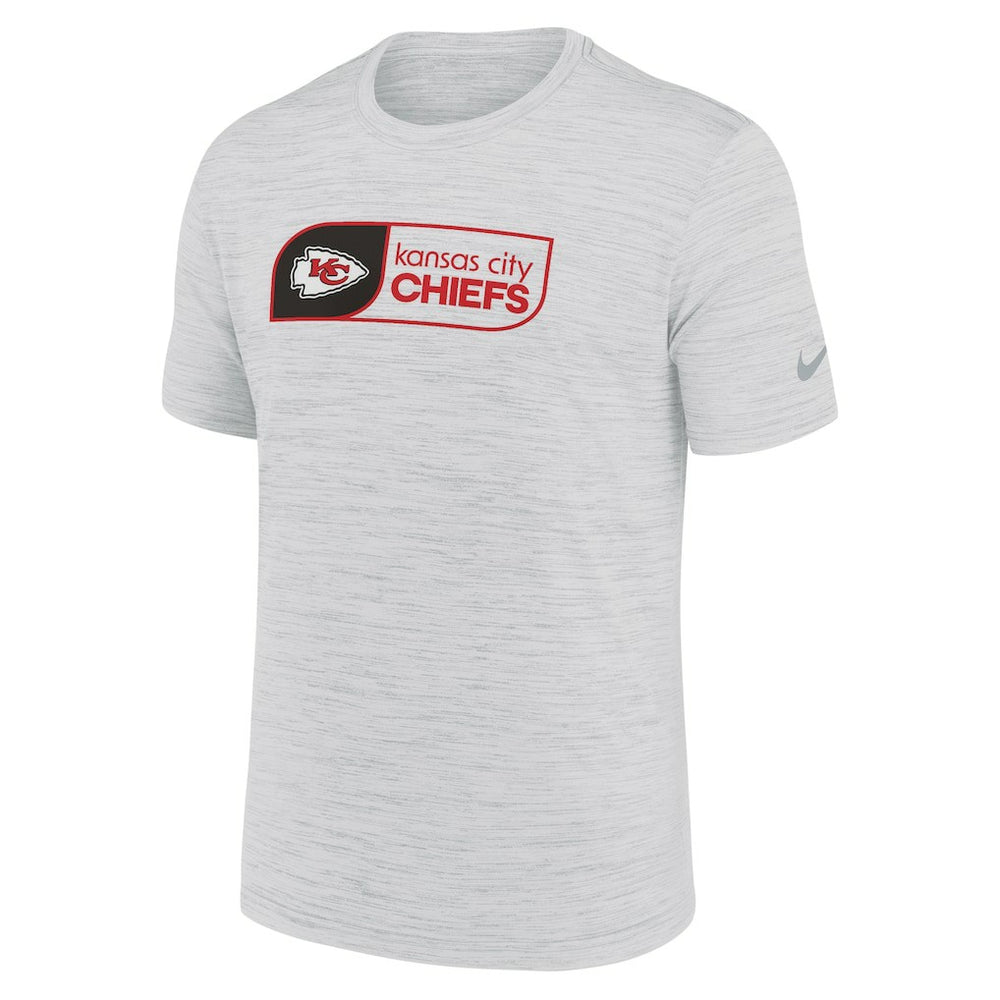 Kansas City Chiefs Big & Tall Velocity Performance T-Shirt - White | Nike for sale