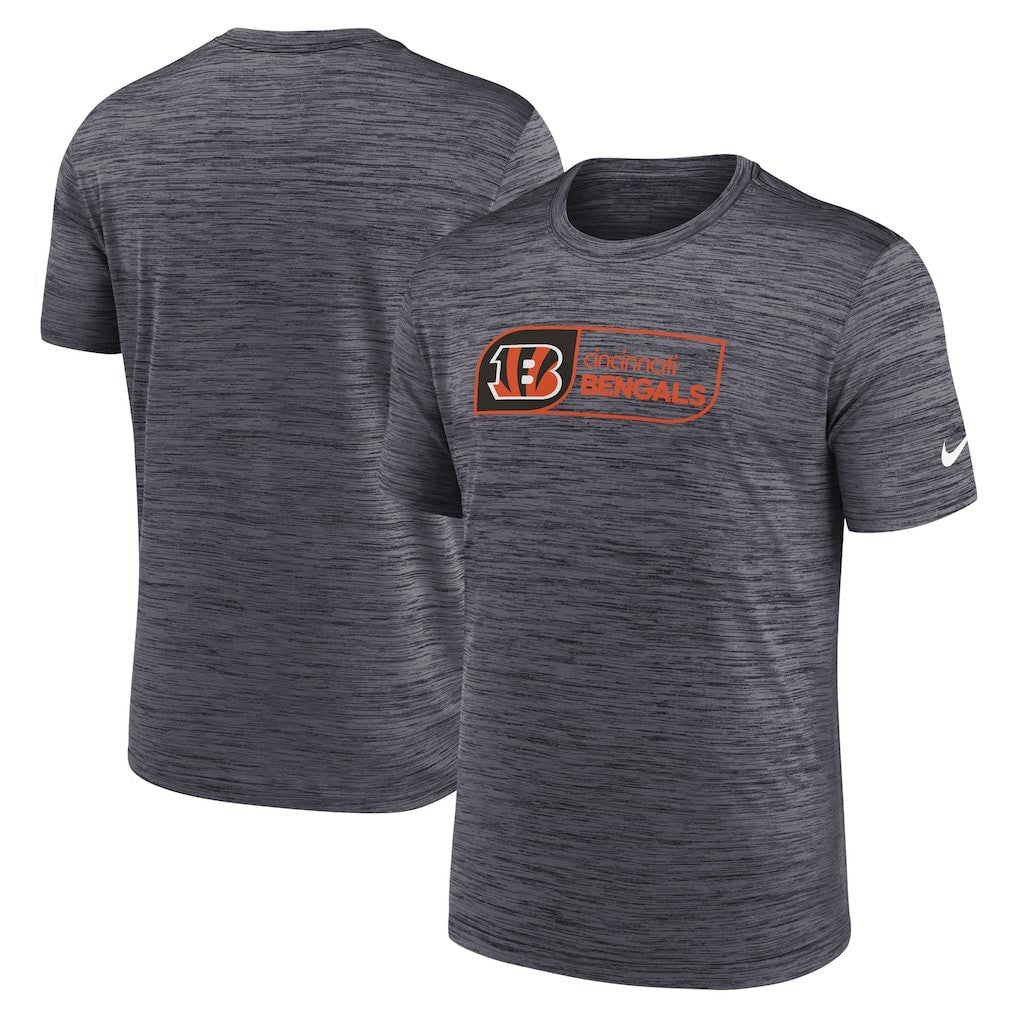 Cincinnati Bengals Big & Tall Velocity Performance T-Shirt - Black | Nike on sale