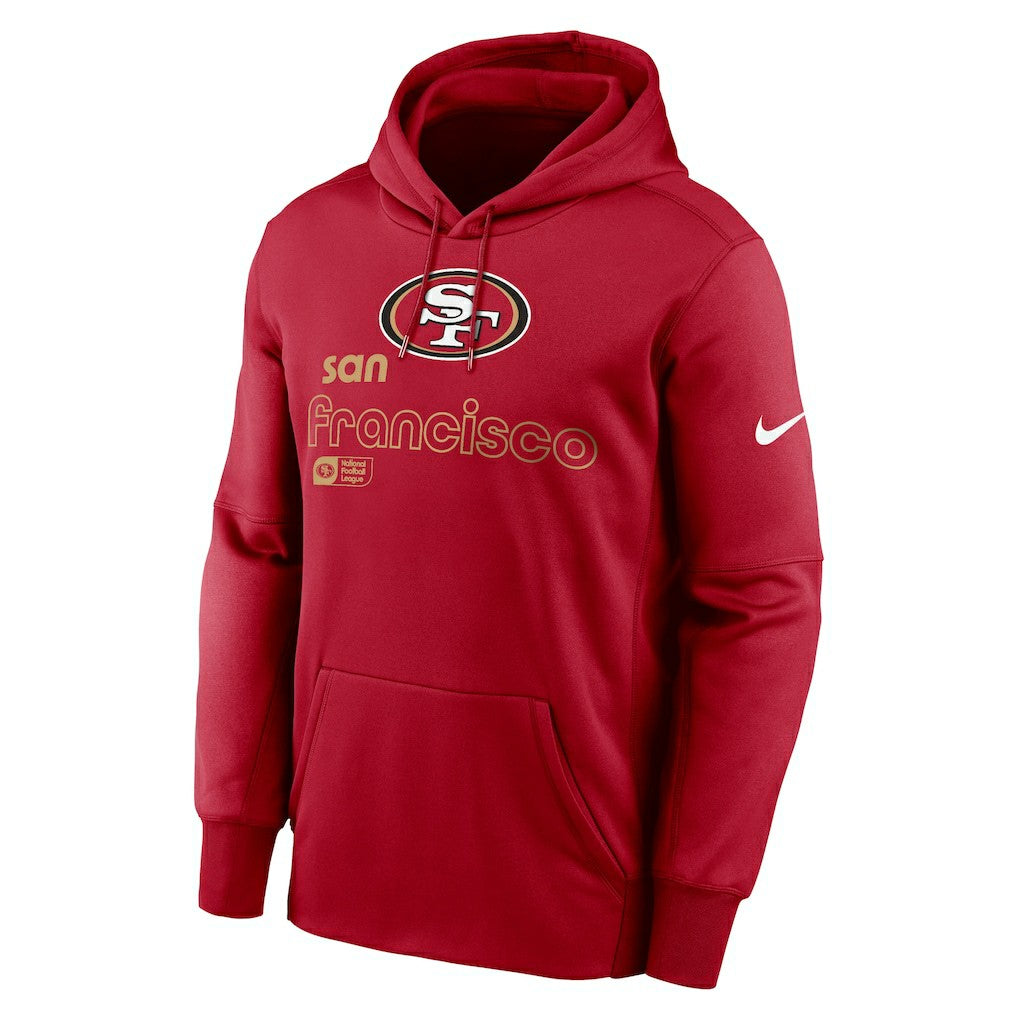 San Francisco 49ers Big & Tall Performance Pullover Hoodie - Scarlet | Nike on sale