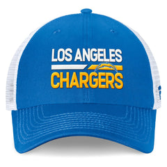 Los Angeles Chargers Upper Trucker Adjustable Hat - Powder Blue/White for sale