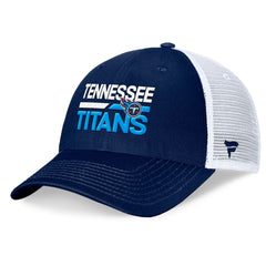 Tennessee Titans Upper Trucker Adjustable Hat - Navy/White cheap