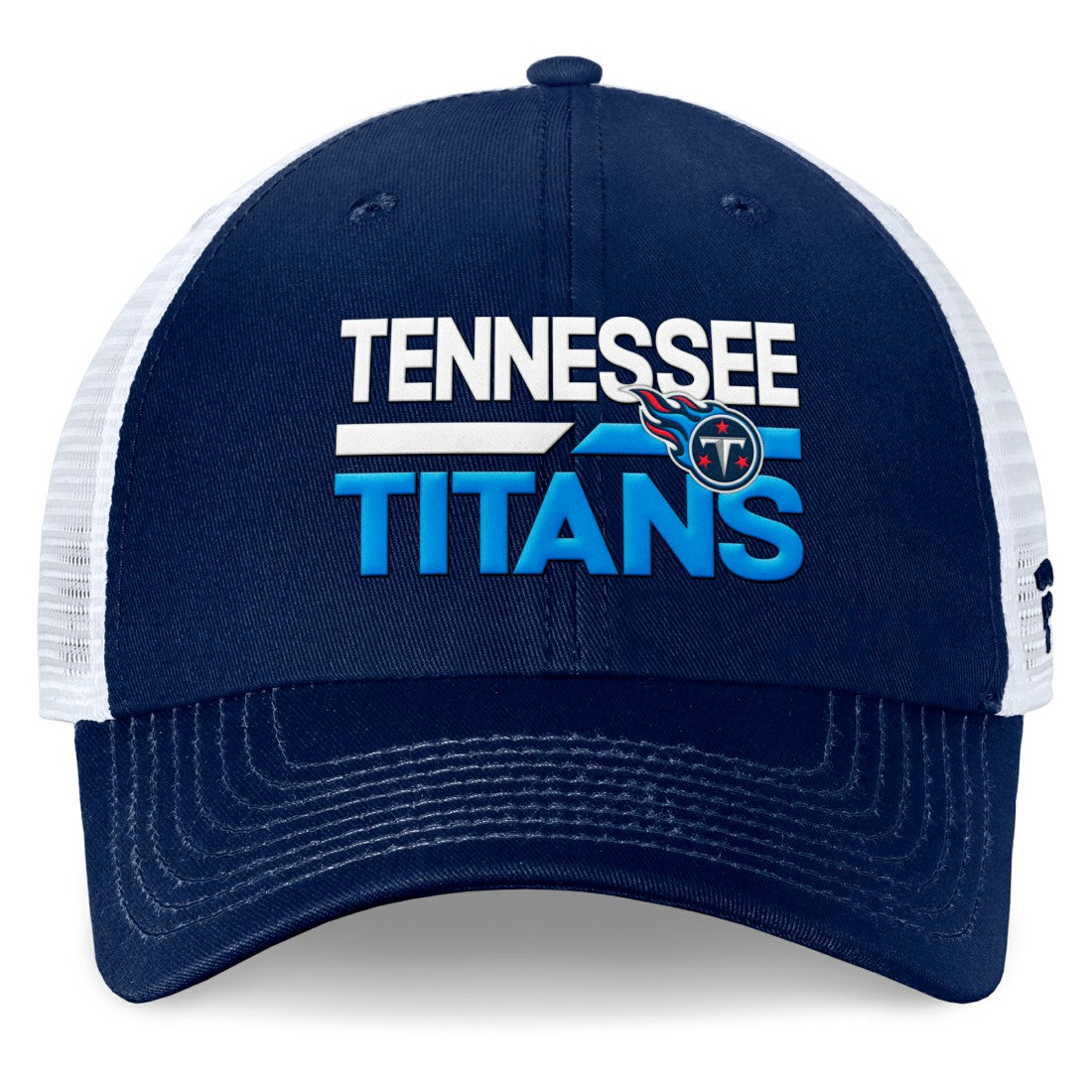 Tennessee Titans Upper Trucker Adjustable Hat - Navy/White cheap