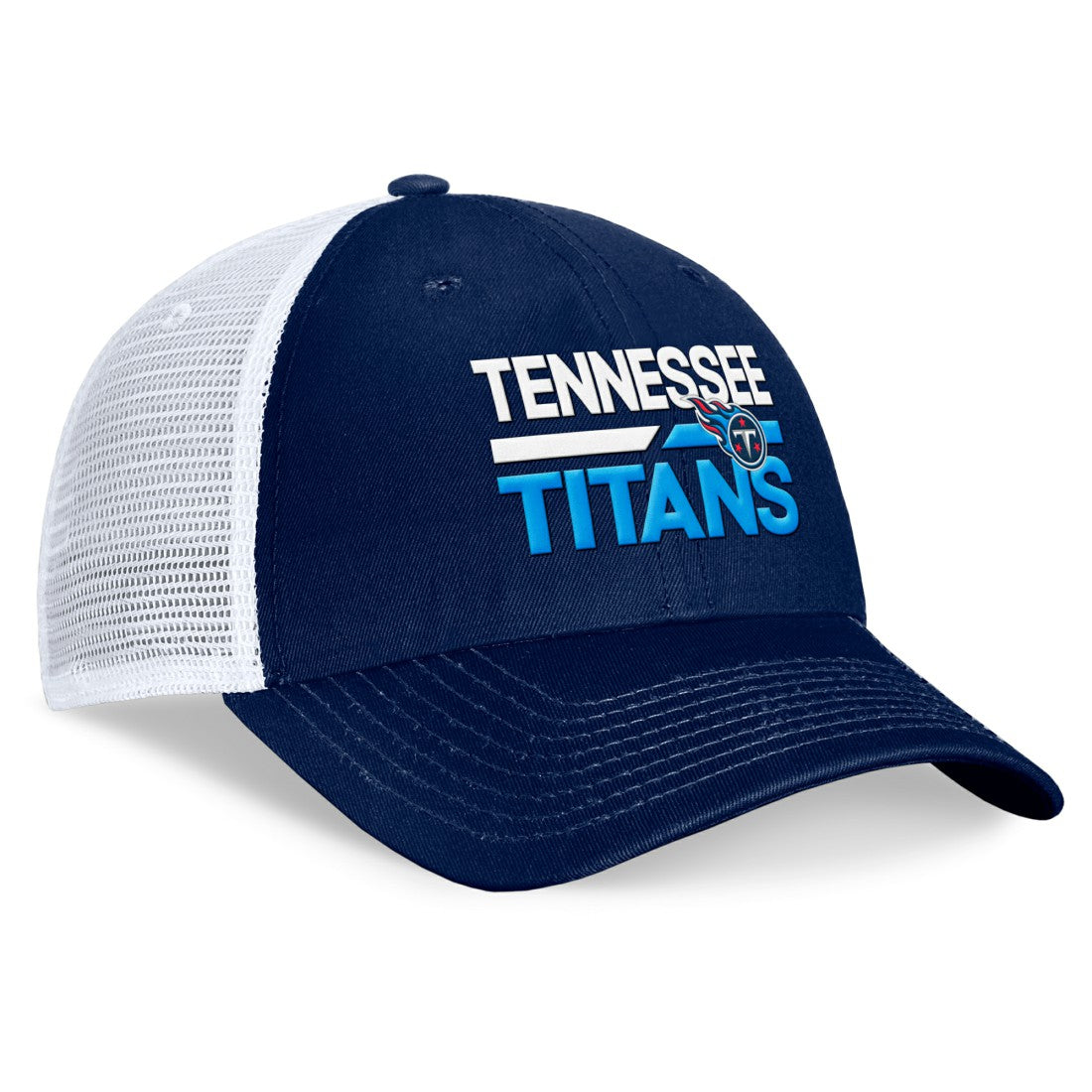 Tennessee Titans Upper Trucker Adjustable Hat - Navy/White cheap
