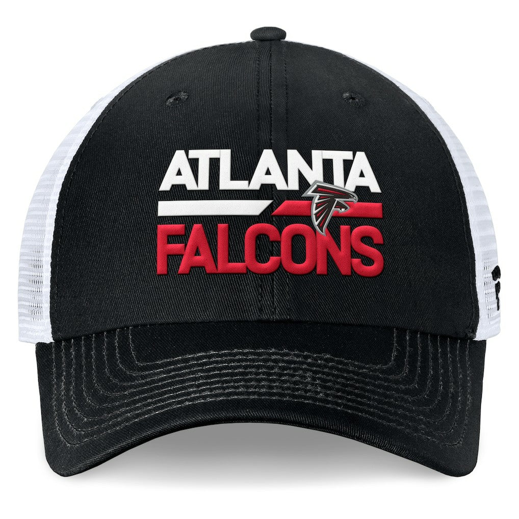 Atlanta Falcons Upper Trucker Adjustable Hat - Black/White sale