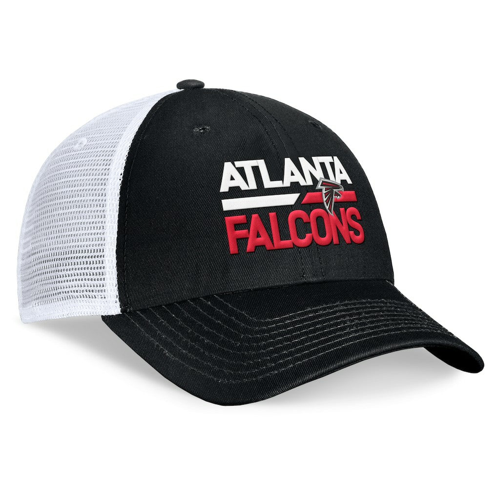 Atlanta Falcons Upper Trucker Adjustable Hat - Black/White sale