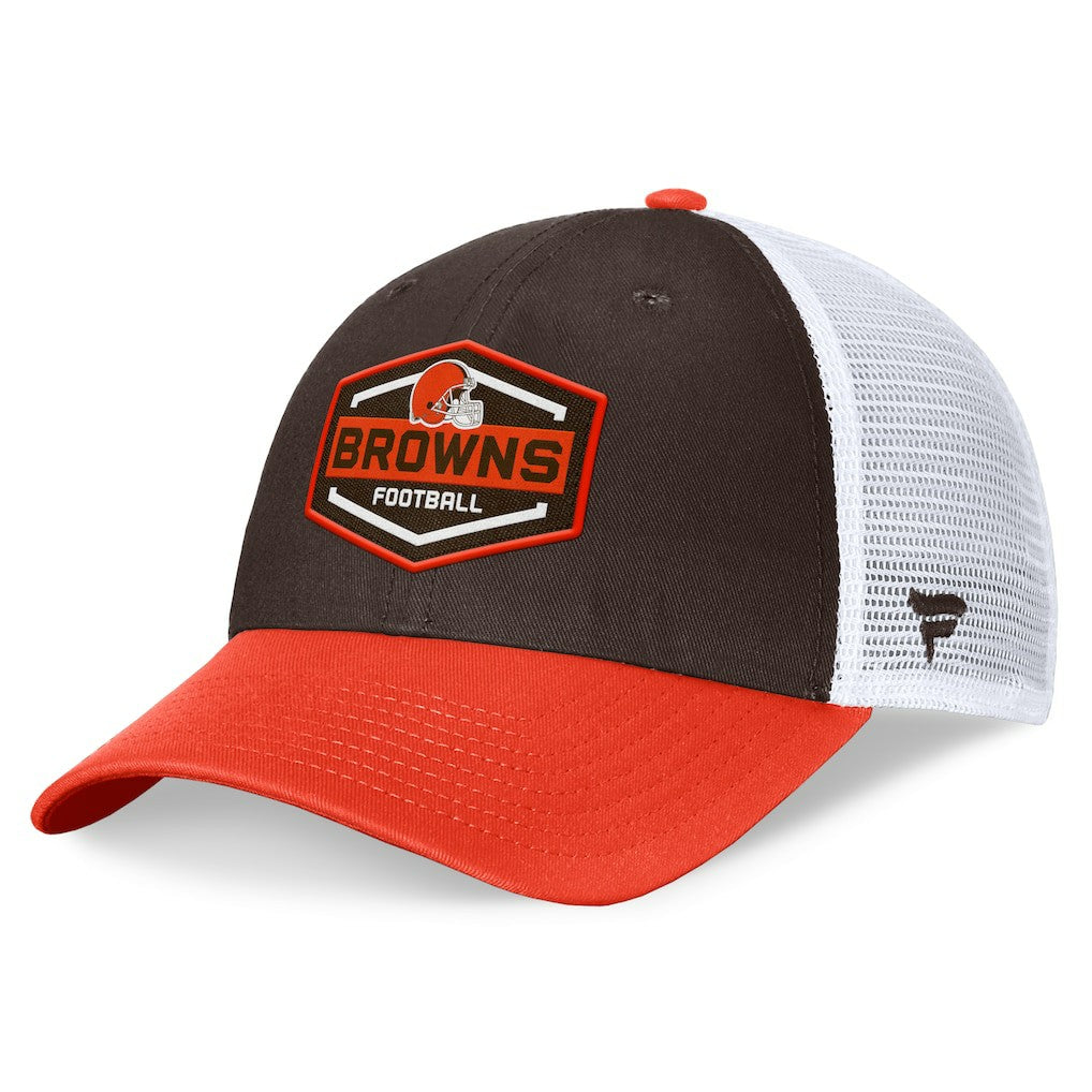 Cleveland Browns Bench Trucker Adjustable Hat - Brown/Orange cheap