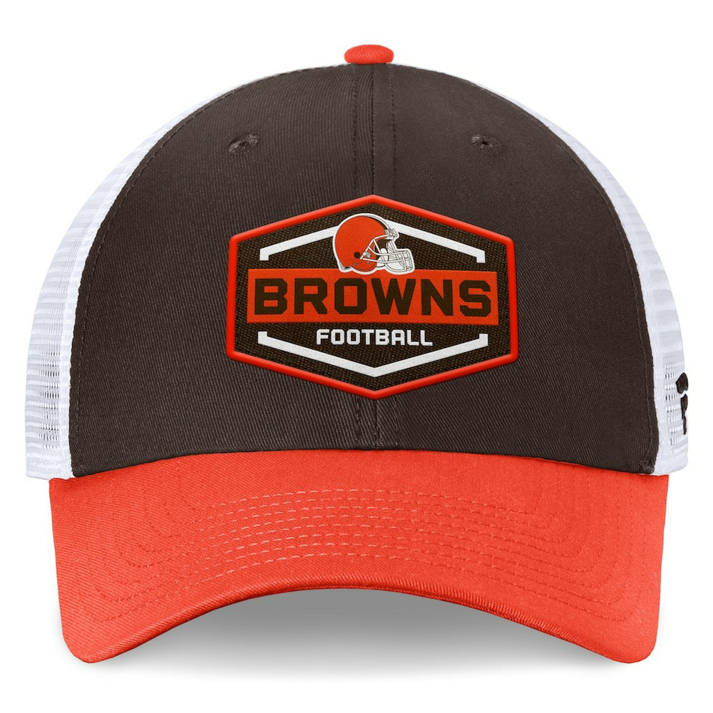 Cleveland Browns Bench Trucker Adjustable Hat - Brown/Orange cheap