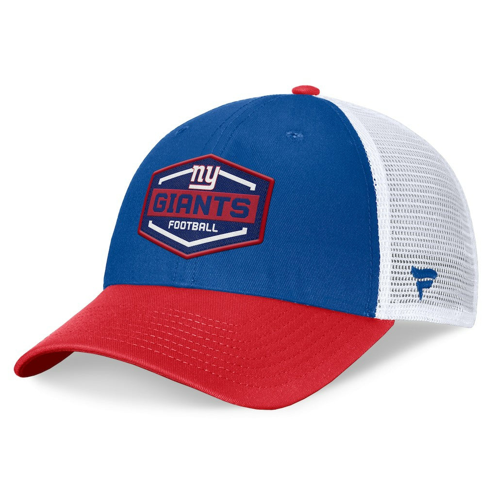 New York Giants Bench Trucker Adjustable Hat - Royal/Red outlet