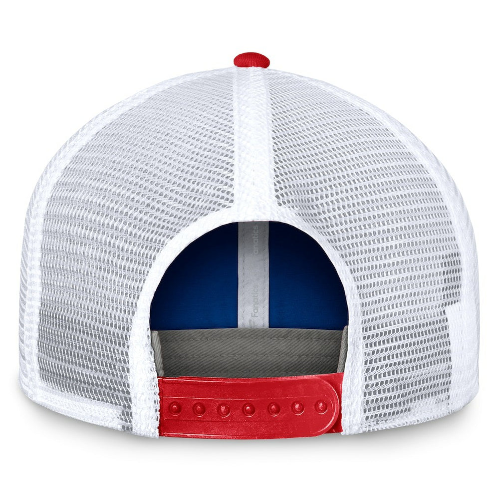 New York Giants Bench Trucker Adjustable Hat - Royal/Red outlet