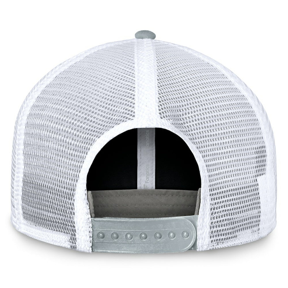 Las Vegas Raiders Bench Trucker Adjustable Hat - Black/Silver sale