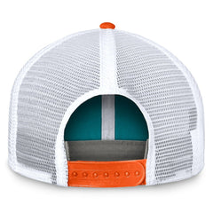 Miami Dolphins Bench Trucker Adjustable Hat - Aqua/Orange sale