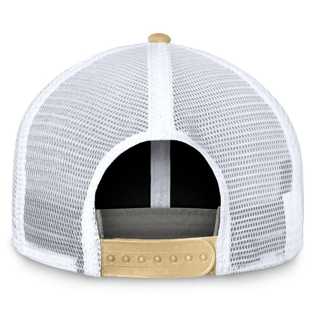 New Orleans Saints Bench Trucker Adjustable Hat - Black/Gold cheap