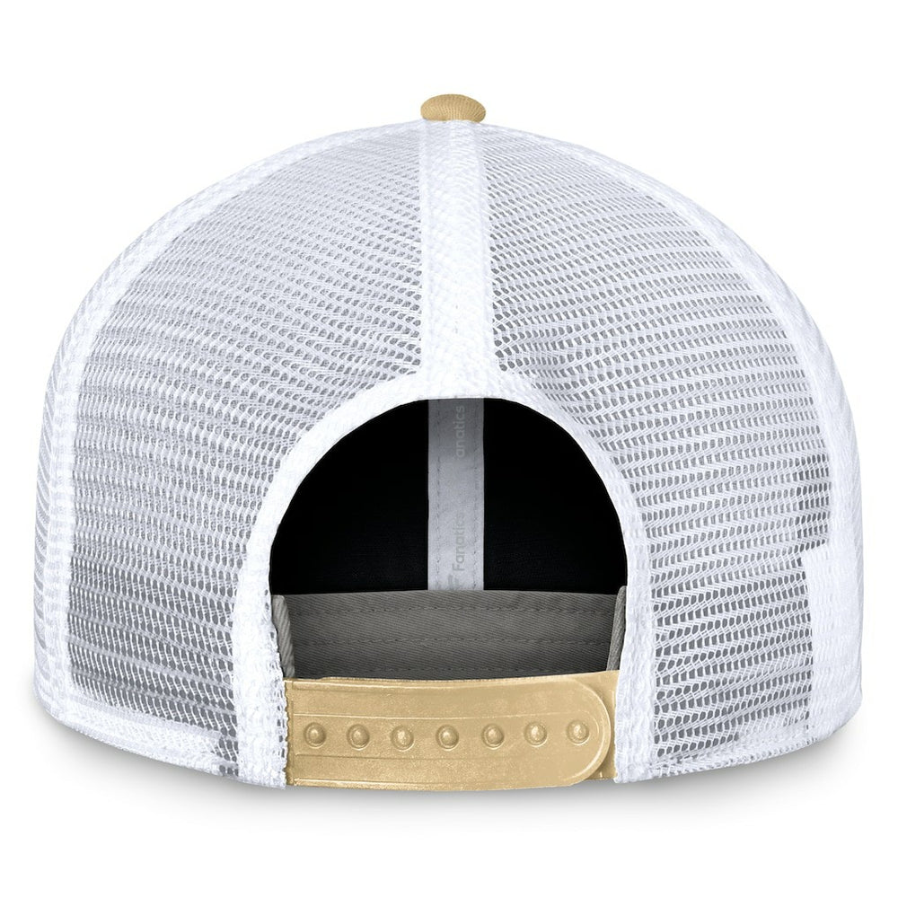 New Orleans Saints Bench Trucker Adjustable Hat - Black/Gold cheap