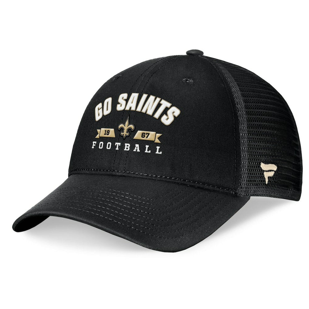 New Orleans Saints Timeout Trucker Adjustable Hat - Black outlet