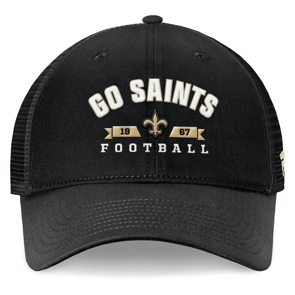 New Orleans Saints Timeout Trucker Adjustable Hat - Black outlet