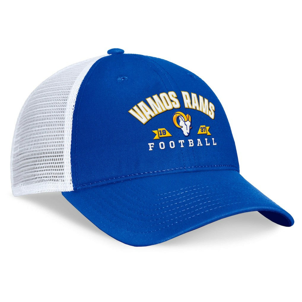 Los Angeles Rams Timeout Trucker Adjustable Hat - Royal on sale