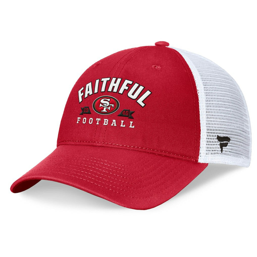 San Francisco 49ers Timeout Trucker Adjustable Hat - Scarlet on sale