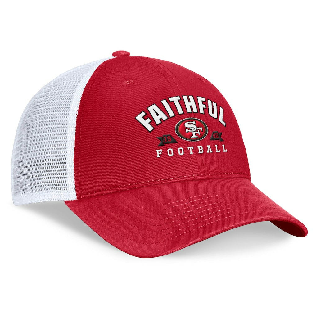 San Francisco 49ers Timeout Trucker Adjustable Hat - Scarlet on sale