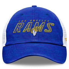 Los Angeles Rams Challenge Trucker Adjustable Hat - Heather Royal discount