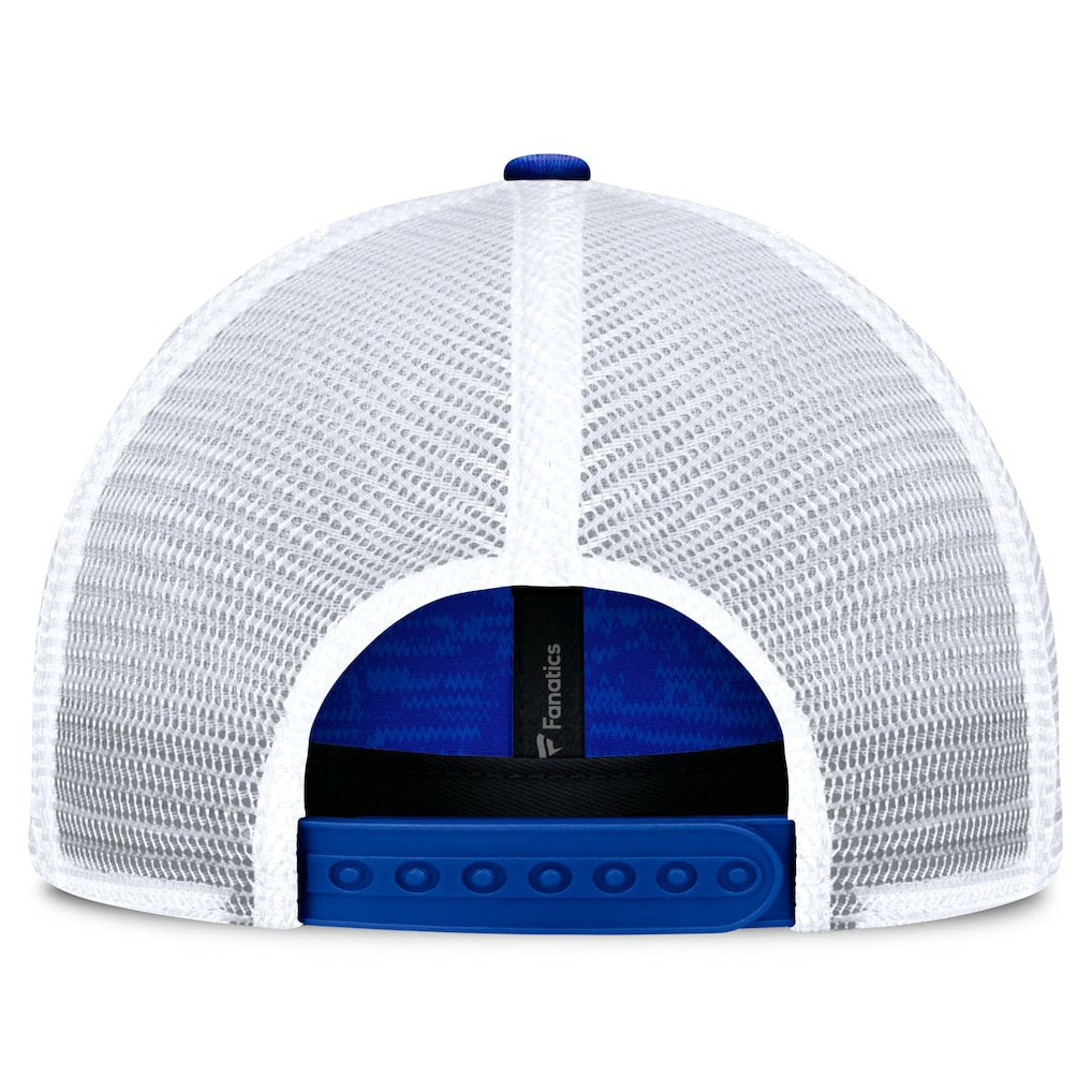 Los Angeles Rams Challenge Trucker Adjustable Hat - Heather Royal discount