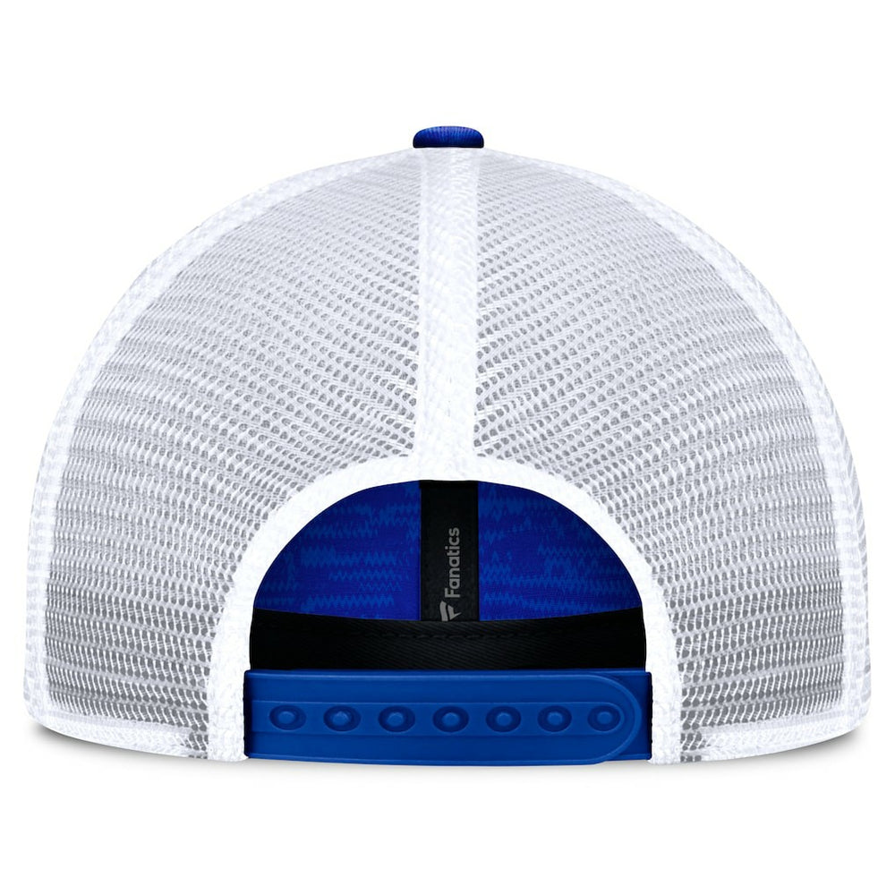 Los Angeles Rams Challenge Trucker Adjustable Hat - Heather Royal discount