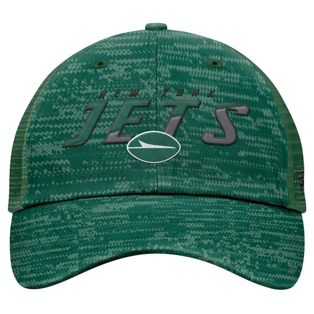 New York Jets Challenge Trucker Adjustable Hat - Heather Green sale