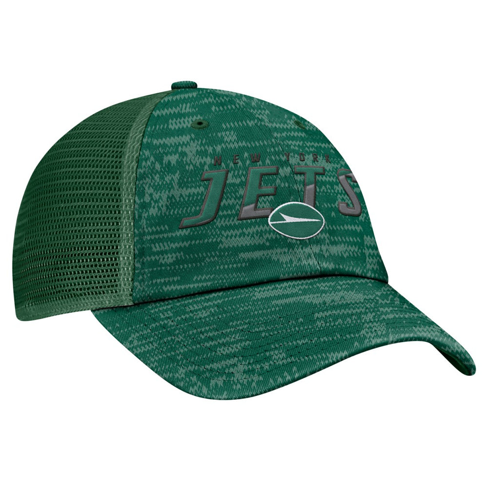 New York Jets Challenge Trucker Adjustable Hat - Heather Green sale