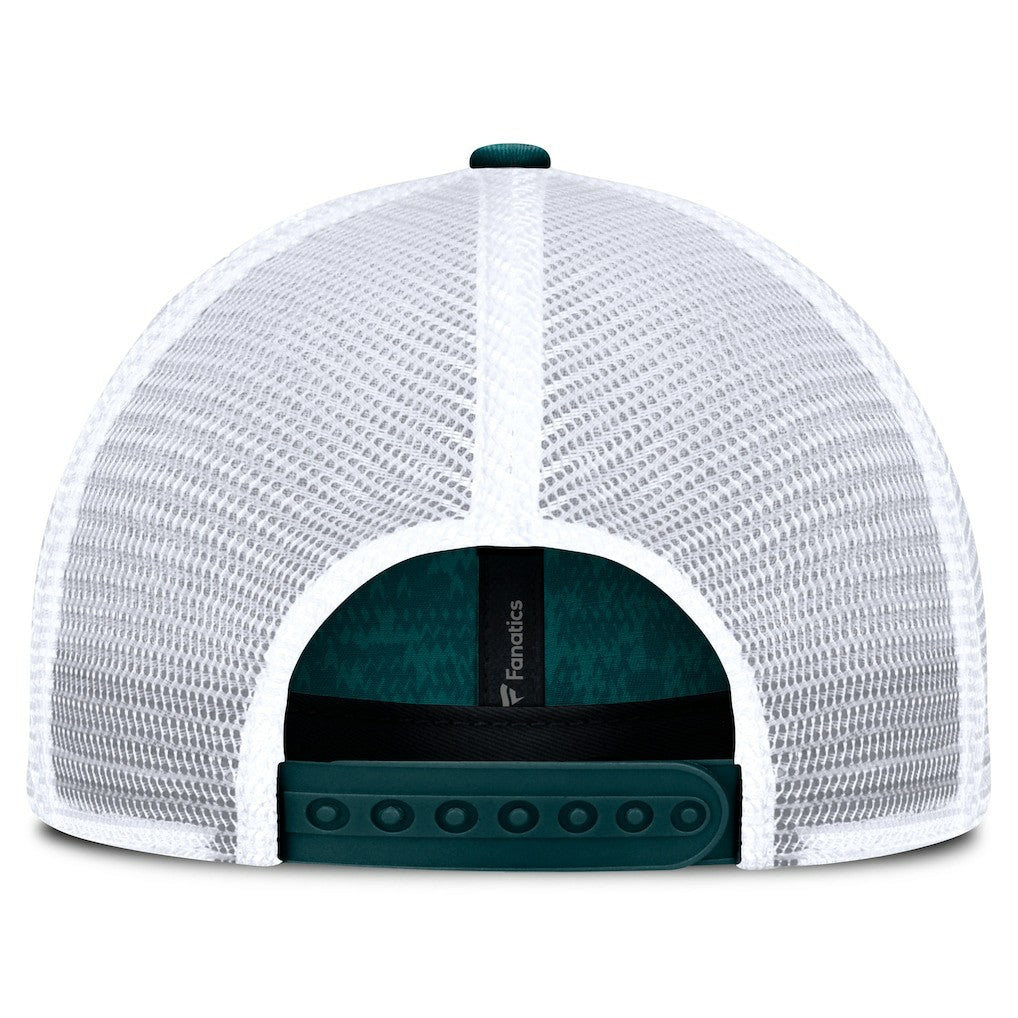 Philadelphia Eagles Challenge Trucker Adjustable Hat - Heather Midnight Green outlet