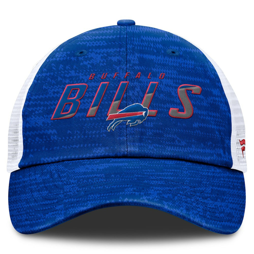 Buffalo Bills Challenge Trucker Adjustable Hat - Heather Royal sale