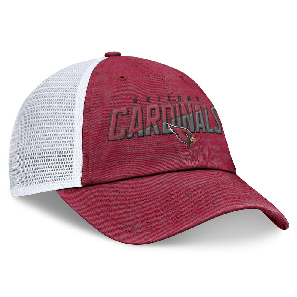 Arizona Cardinals Challenge Trucker Adjustable Hat - Heather Cardinal cheap