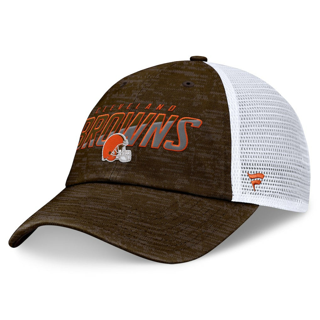 Cleveland Browns Challenge Trucker Adjustable Hat - Brown outlet