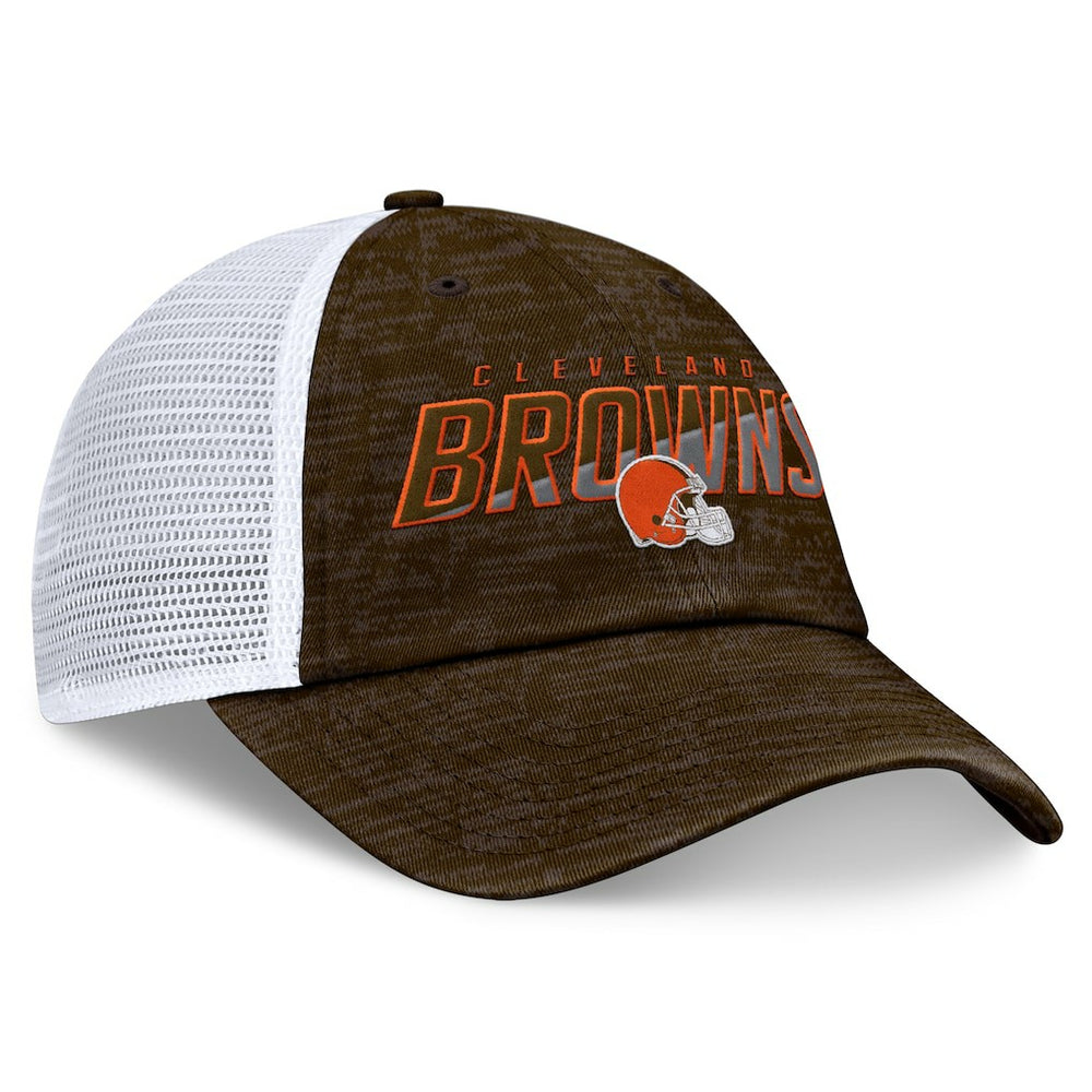 Cleveland Browns Challenge Trucker Adjustable Hat - Brown outlet