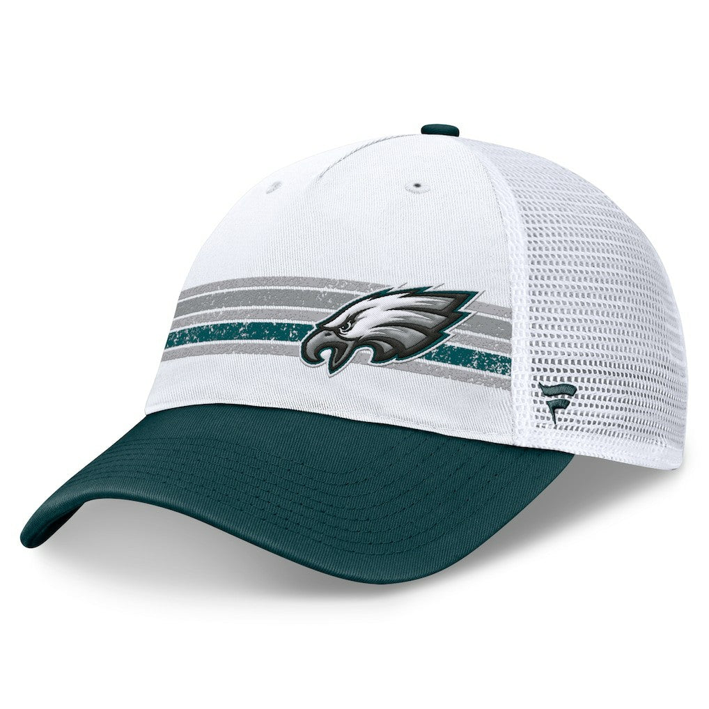 Philadelphia Eagles Flawless Stripe Adjustable Hat - White/Midnight Green outlet